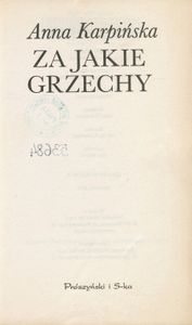 Za Jakie Grzechy