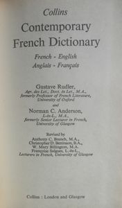 Collins Contemporary French Dictionary