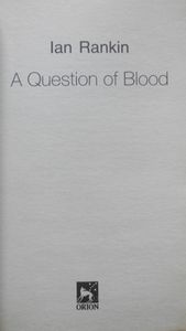 A Question of Blood