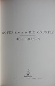 Notes from a Big Country