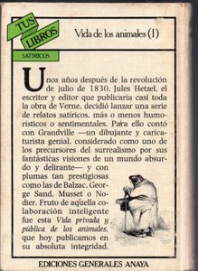 Vida Privada Y Pública De Los Animales I