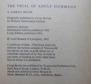 The Trial of Adolf Eichmann