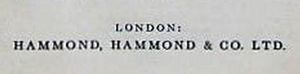 Hammond, Hammond & Co. Ltd.