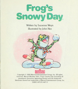 Frog's Snowy Day