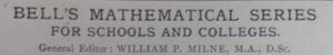 Bell's Mathematical Series