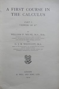 A First Course in Calculus