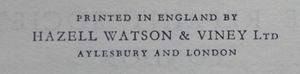 Hazell, Watson & Viney Ltd
