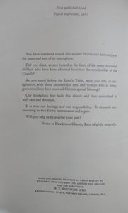 How to Study an Old Church