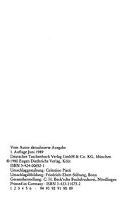 Die deutsche Arbeiterbewegung - Geschichte, Ziele, Wirkung
