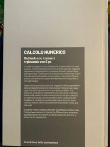 Grandi idee della matematica - n. 35 - Calcolo numerico