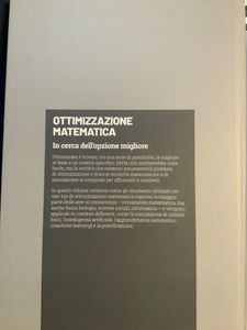 Grandi idee della matematica - n. 34 - Ottimizzazione matematica