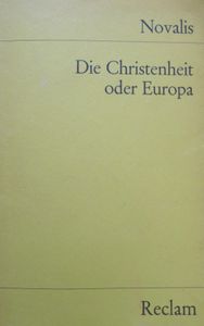 Die Christenheit oder Europa