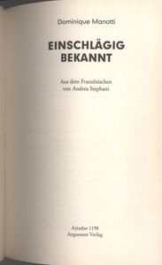 Einschlägig bekannt