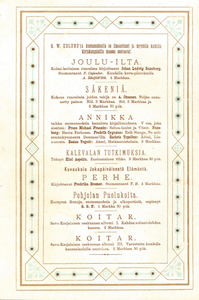 Ilmarinen. Kuvallinen almanakka vuodelle 1884.