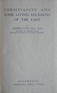 Christianity and Some Living Religions From the East