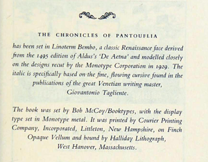 The Chronicles of Pantouflia