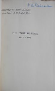 The English Bible Selection