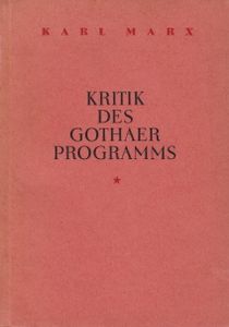 Kritik des Gothaer Programms