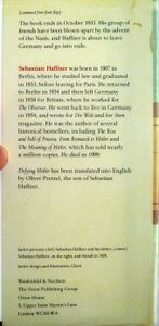 Defying Hitler: A Memoir