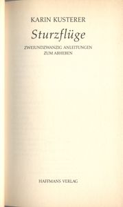 Sturzflüge