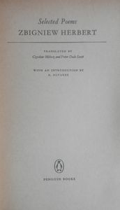 Zbigniew Herbert: Selected Poems