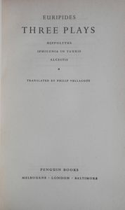 Euripides: Alcestis and Other Plays