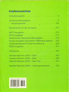 Michel: CEPT/UNO-Katalog 2000/01