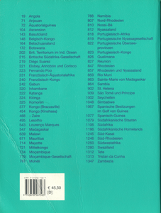 Michel: Süd- und Zentralafrika 2002 - Übersee-Katalog Band 6