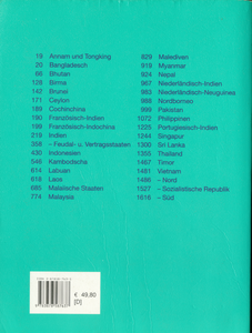 Michel: Süd- und Südostasien 2003 - Übersee-Katalog Band 8