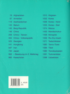Michel: Mittel- und Ostasien 2003 - Übersee-Katalog Band 9