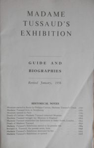 Madame Tussaud's Guide & Biographies