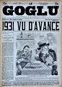 Le Goglu: 1931 Vu d'Avance