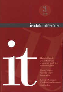 Irodalomtörténet 2018/3