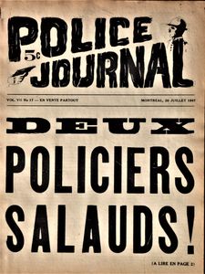 Police Journal: Deux Policiers Salauds!