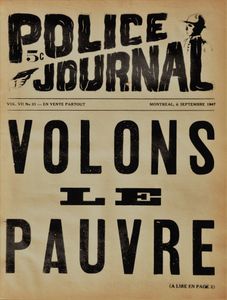 Police Journal: Volons le Pauvre
