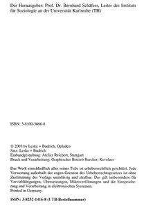 Grundbegriffe der Soziologie