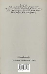 Klassische Texte der Staatsphilosophie