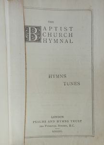 The Baptist Church Hymnal