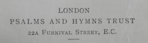 Psalms and Hymns Trust
