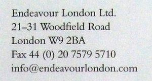 Endeavour London Ltd.