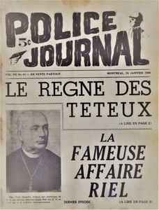 Police Journal: Le Règne des Téteux