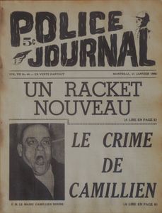 Police Journal: Un Racket Nouveau / Le Crime de Camillien