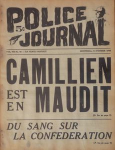 Police Journal: Camillien est en Maudit