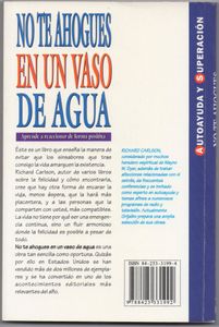 No te ahogues en un vaso de agua