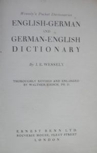 Wessely German Dictionary