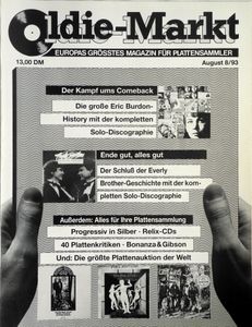 Oldie-Markt Nr. 155 August 8/93