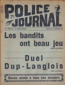 Police Journal: Les Bandits ont Beau Jeu / Duel Dup-Langlois