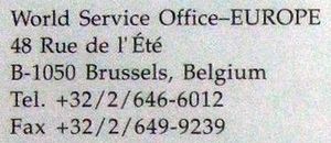 World Service Office - Europe