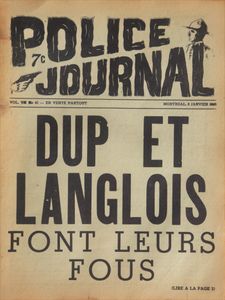 Police Journal: Dup et Langlois Font Leurs Fous