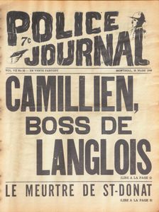 Police Journal: Camillien, Boss de Langlois